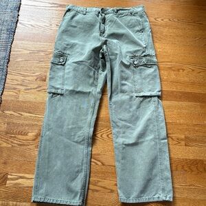 PacSun 36x32 Green Cargo Pants Wide Leg Men’s